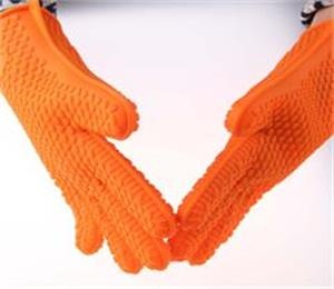 Silicone heat resistant oven glove_for cooking, oven baking and smoking