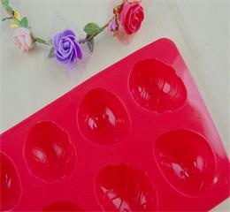 Thanksgiving gifts_10 holes silicone cake mold, egg shape,Hanchuan industrial innovation design!