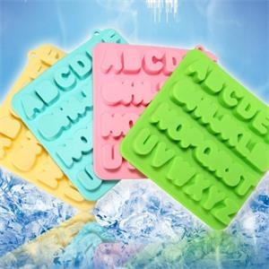 Exporting the United States new letters silicone ice cube tray, from Hanchuan creative design!