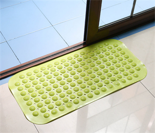 What about the material of bathroom anti-slip mat? And their advantages/