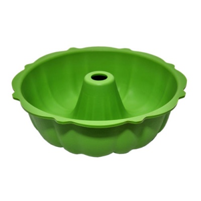 Silicone bakeware with round shape