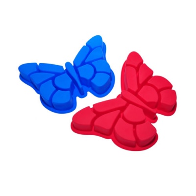 Silicone bakeware with butterfly shape