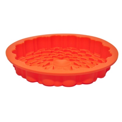 Silicone bakeware with flower shape