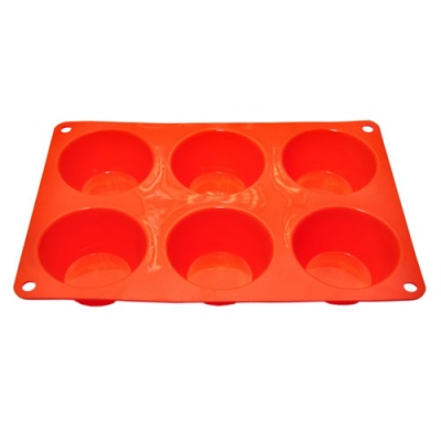 Silicone bakeware with egg tart shape