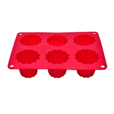 Silicone bakeware with jelly shape
