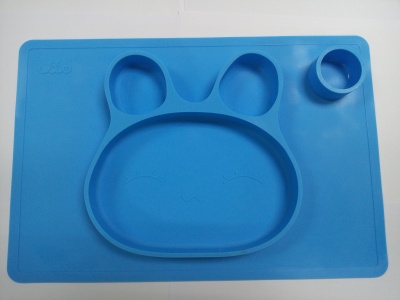 food grade custom tiny dinner silicone placemat for kids