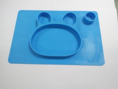 non slip silicone feeding food tray for Babies