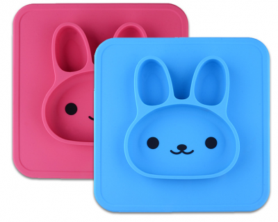 rabbit silicone placemat plate 