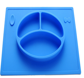 baby portable silicone feeding plate placemat