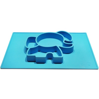practical kids baby silicone plate sucker placemat