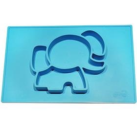 baby silicone placemat divided plate