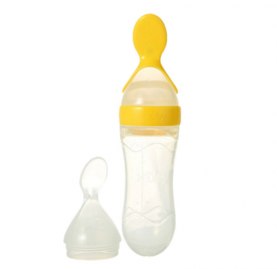 bpa free baby silicone feeding bottle