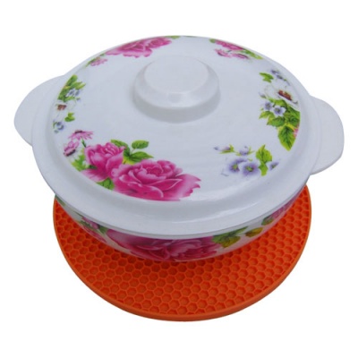 Round silicone pot placemat Round silicone pot placemat