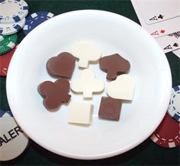 Poker silicone chocolate molds