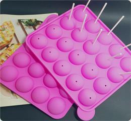 20 holes silicone lollipop chocolate mold