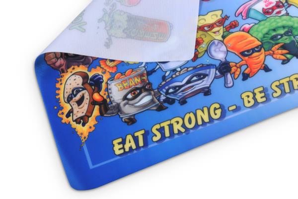 colorful silicone mat with cloth inside