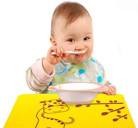 cartoon baby silicone placemat