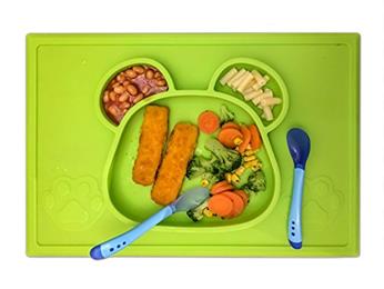 baby silicone one-piece placemat