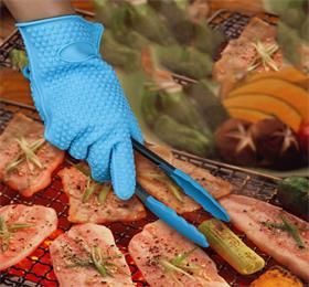 silicone BBQ oven gloves