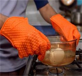 heat resistant cooking silicone bbq gloves