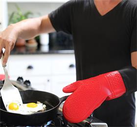 silicone cooking gloves heat resistant oven mitts