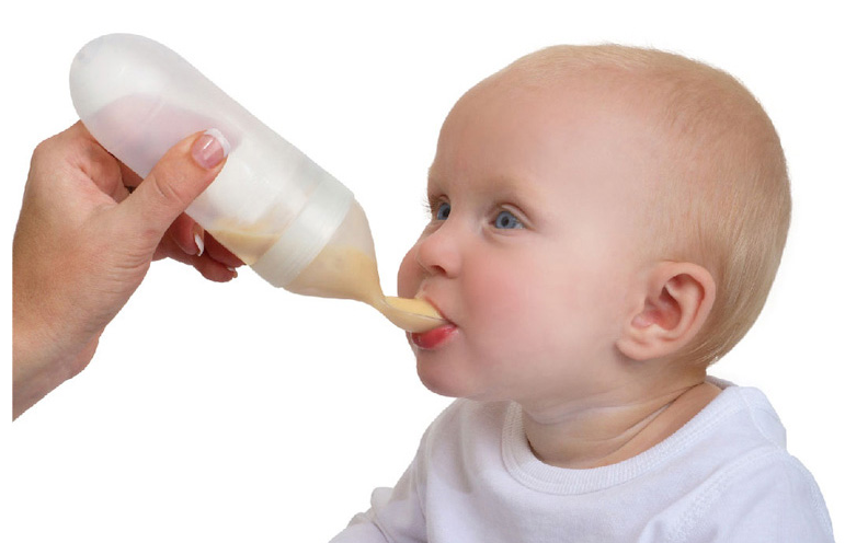 bpa free baby silicone feeding bottle