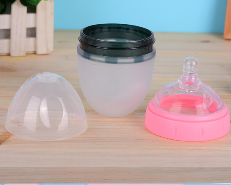 hot selling 250ml BPA free medical silicone baby feeding bottle