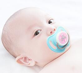 Hot Selling transparent PP&silicone baby pacifier