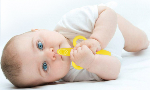 baby silicone teether